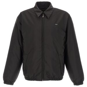 Black Recycled Polyamide Full Length Jacket