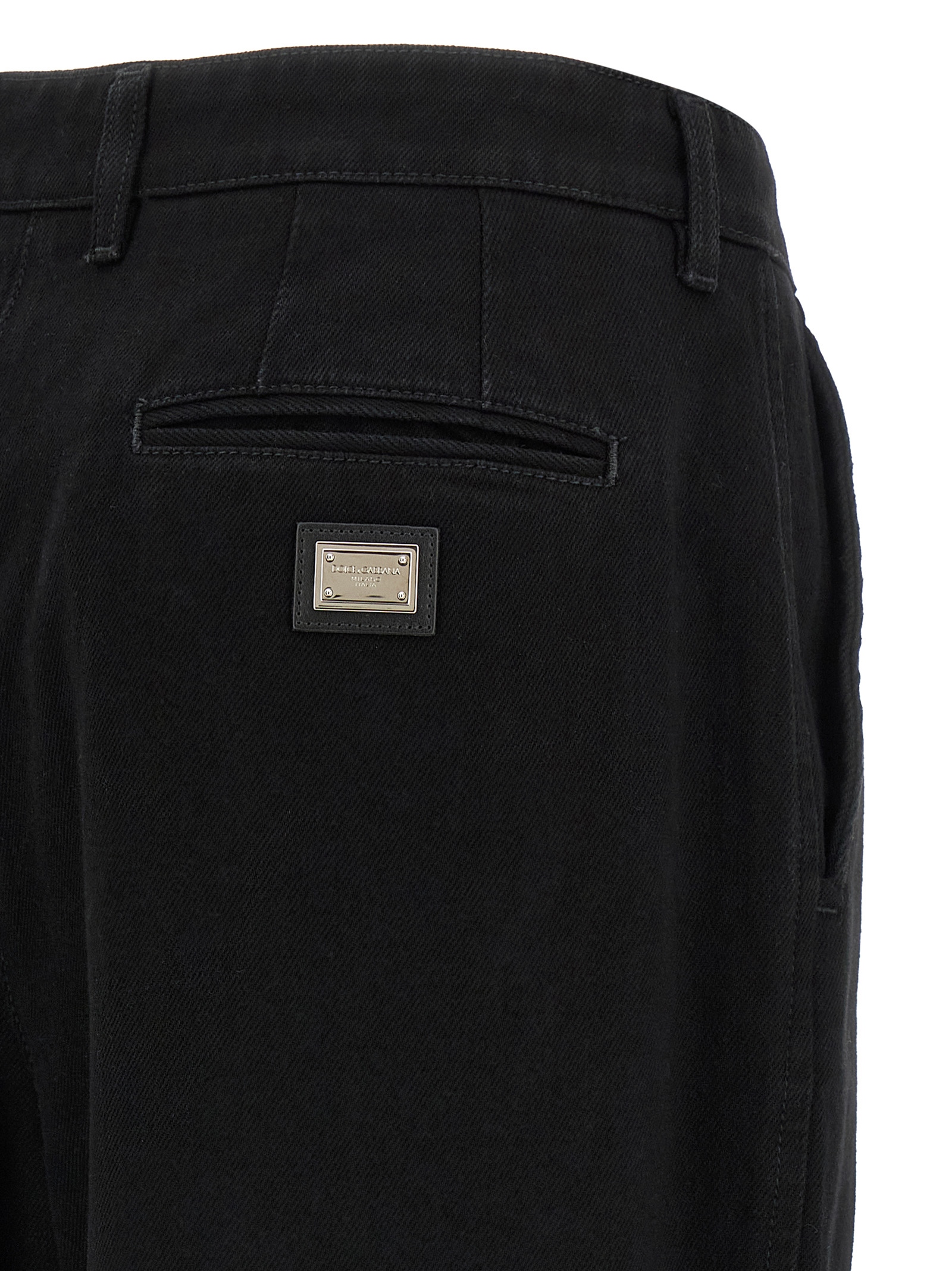 Black Cotton Jeans Denim