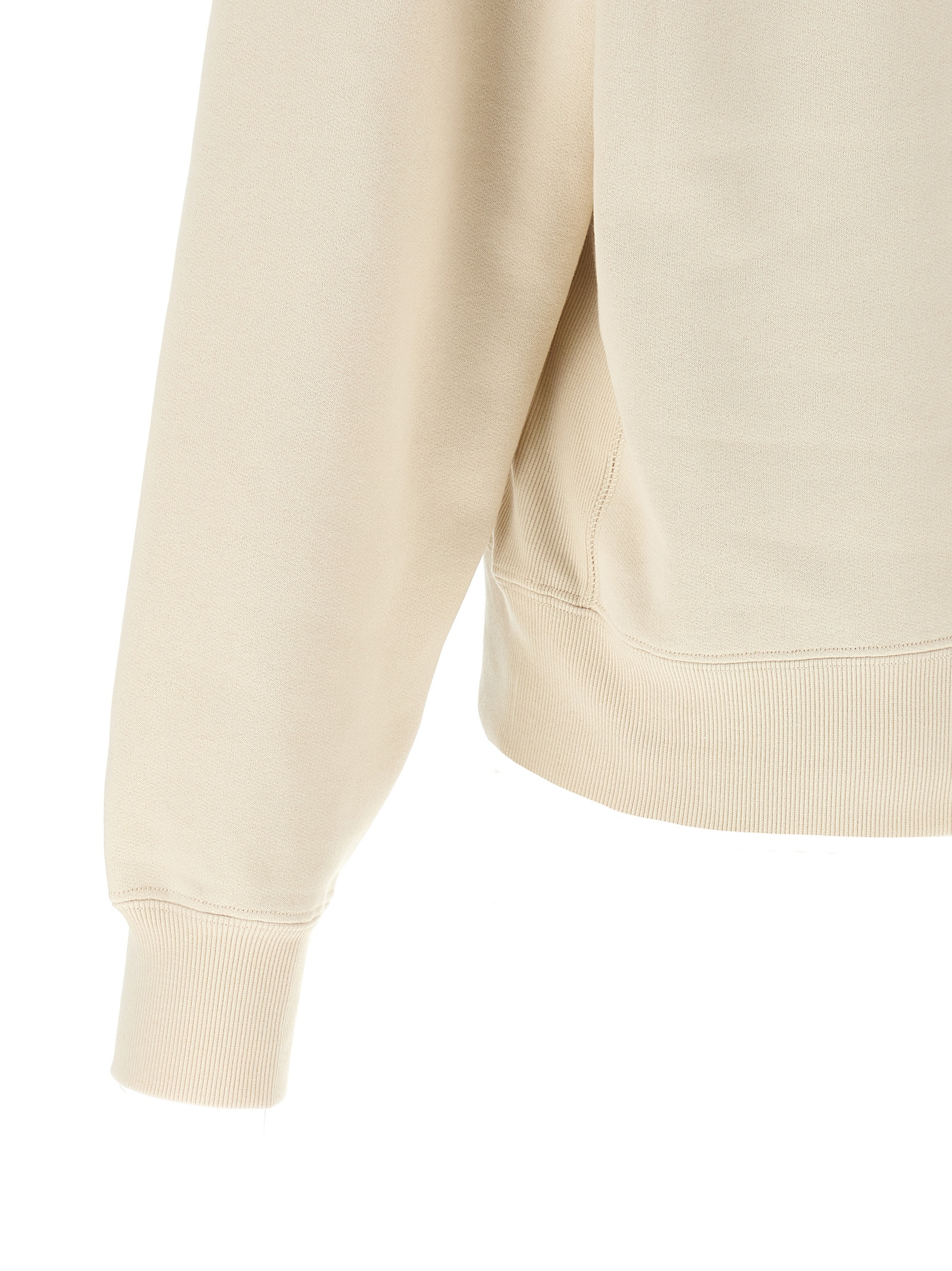 Beige Cotton Sweatshirt