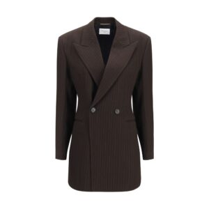 Brown Wool Oves Aries Full Length Jacket