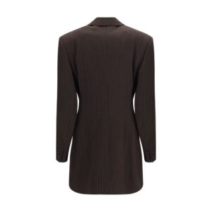 Brown Wool Oves Aries Full Length Jacket