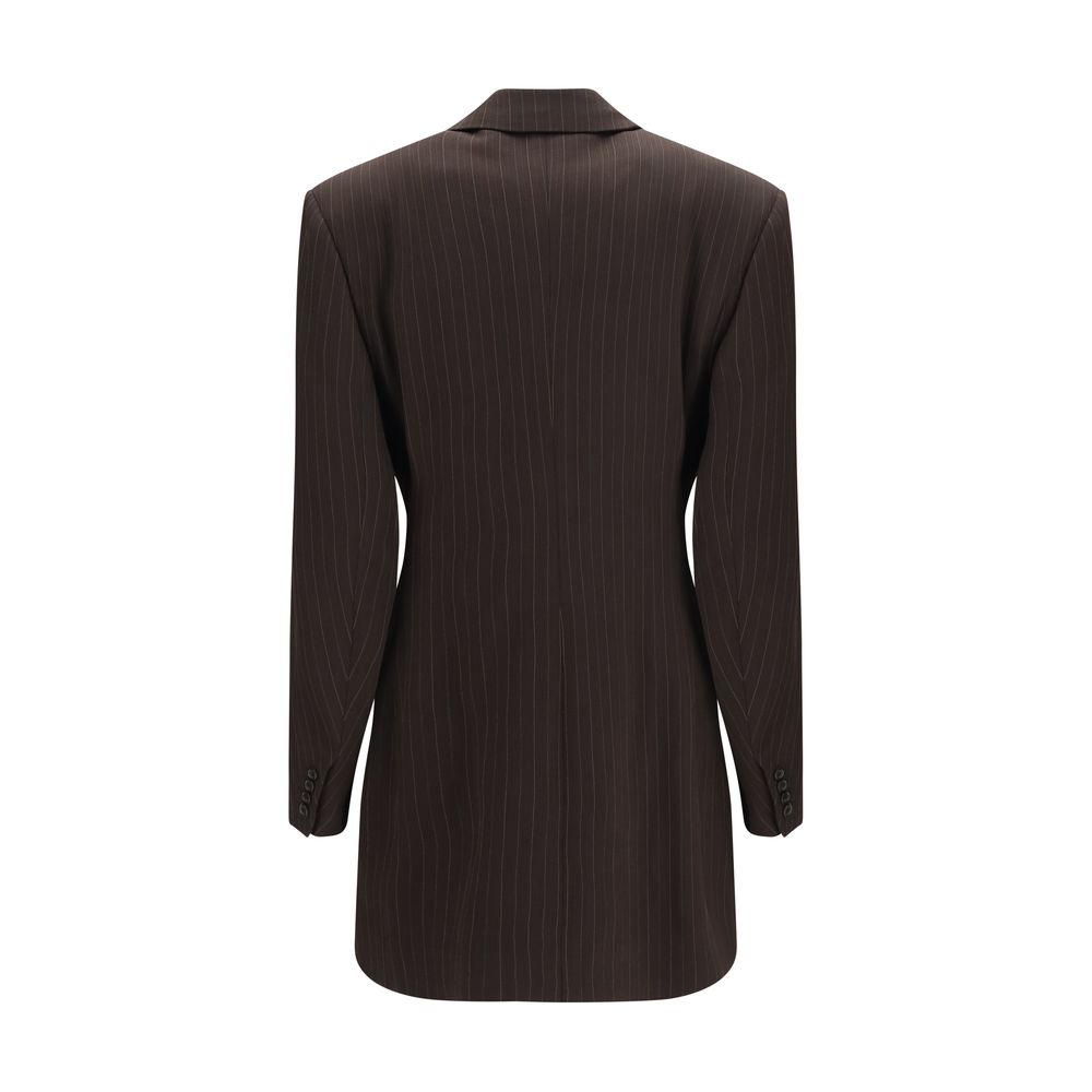 Brown Wool Oves Aries Full Length Jacket