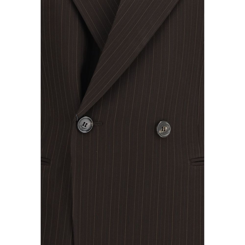 Brown Wool Oves Aries Full Length Jacket