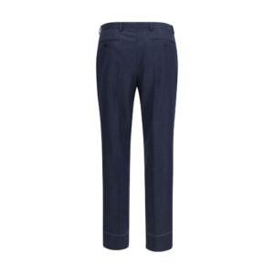 Blue Wool Oves Aries Casual Pants