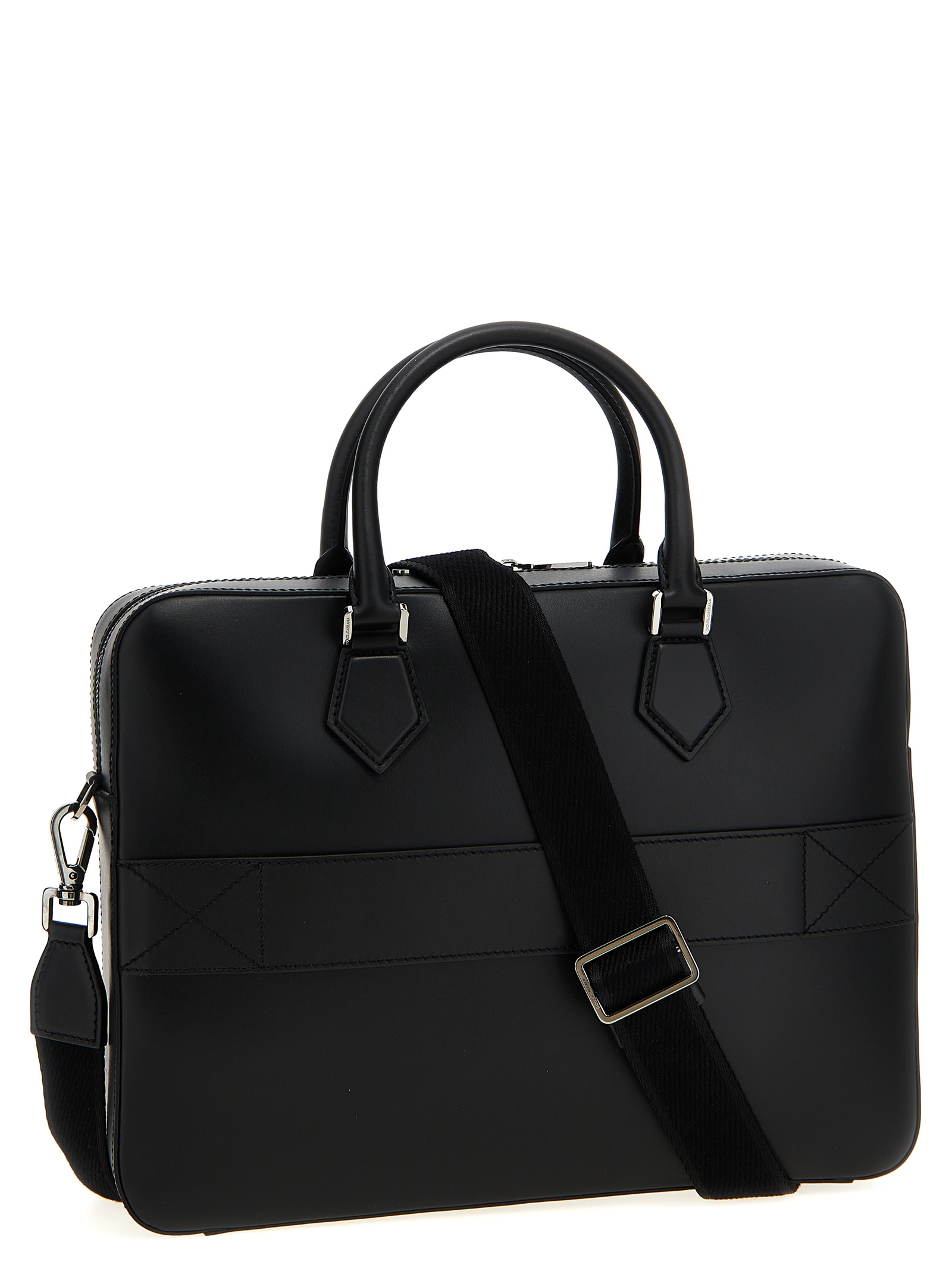Black Lamb Leather Tote Bag