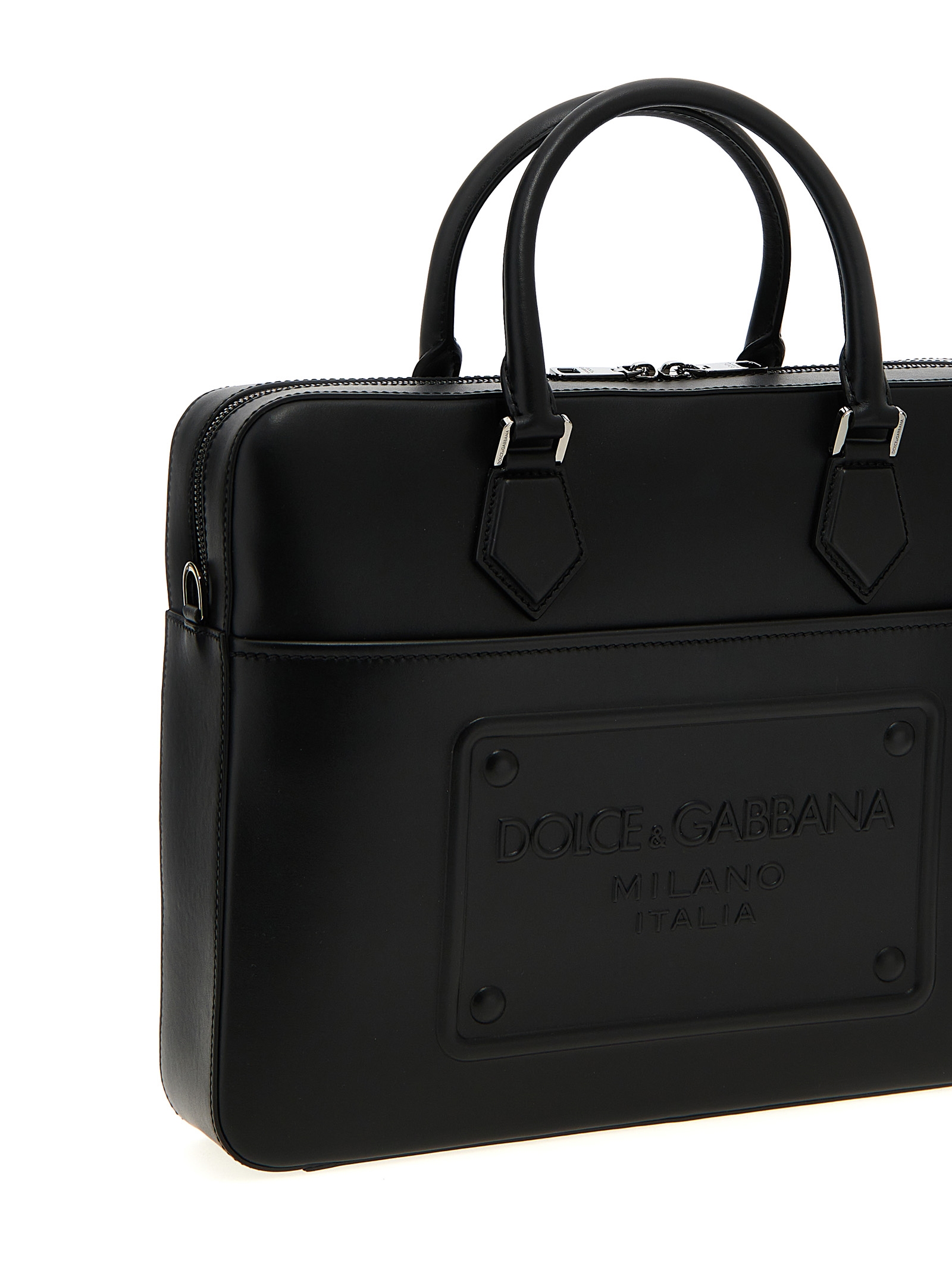 Black Lamb Leather Tote Bag