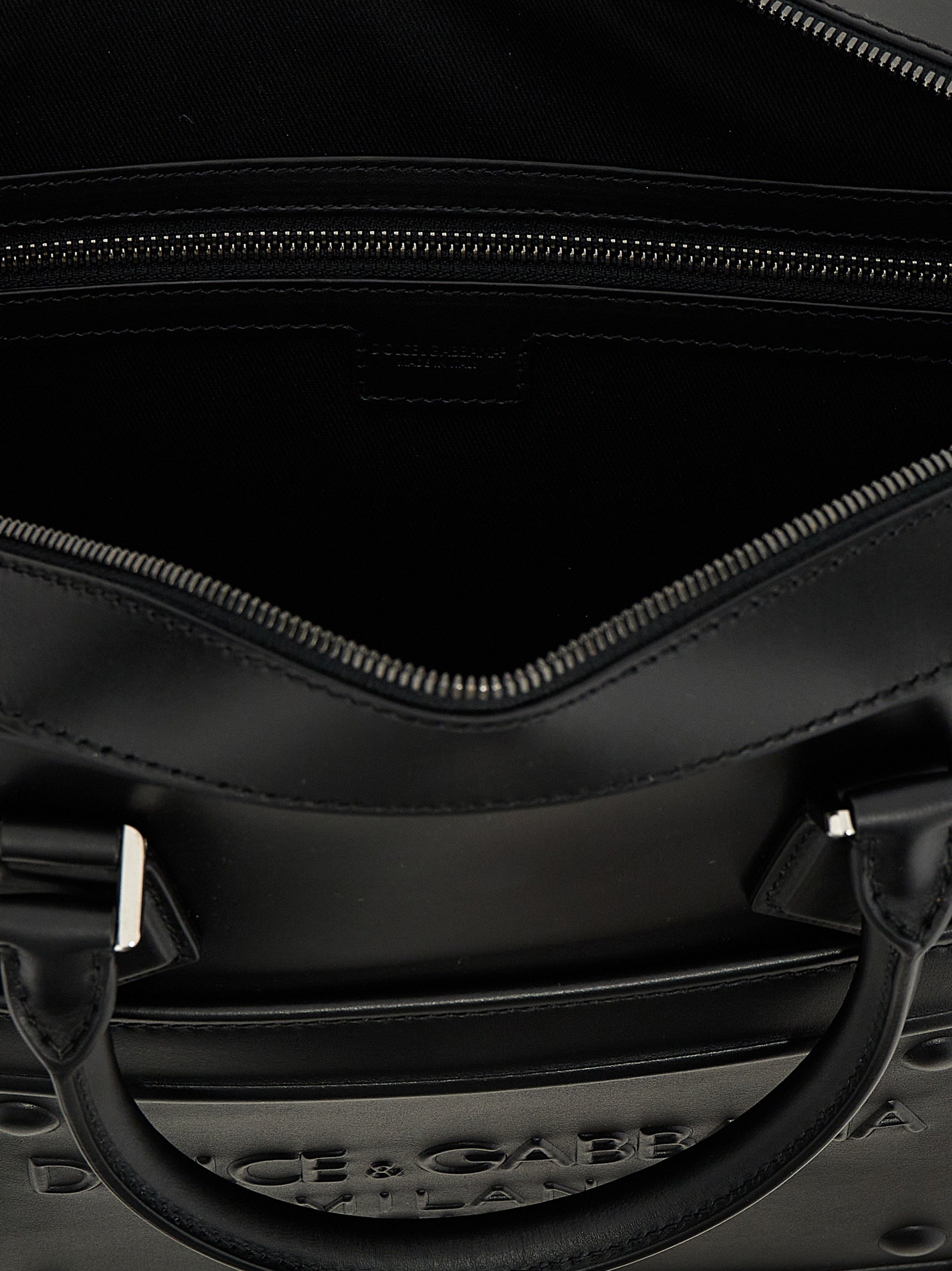 Black Lamb Leather Tote Bag