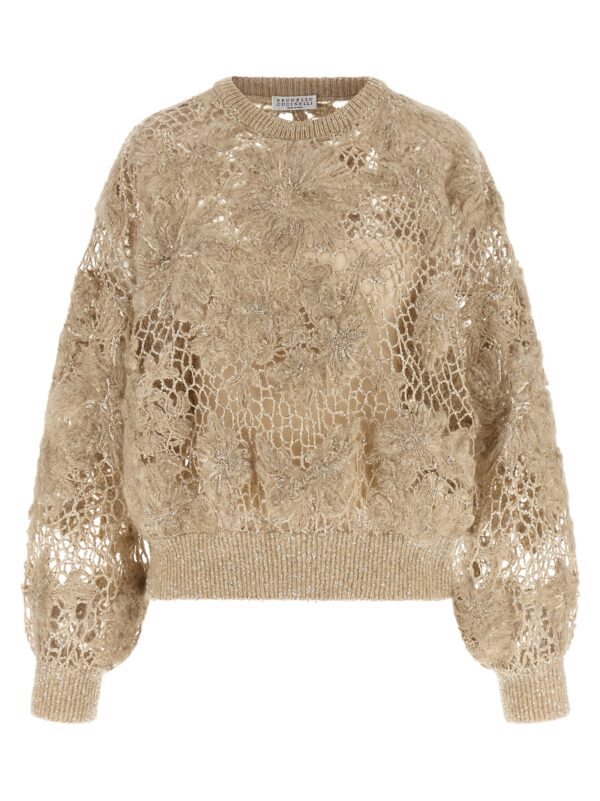 Beige Wool Cardigan