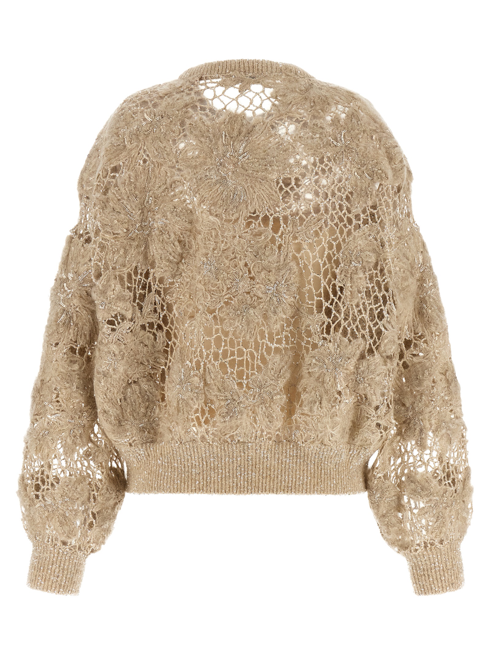 Beige Wool Cardigan
