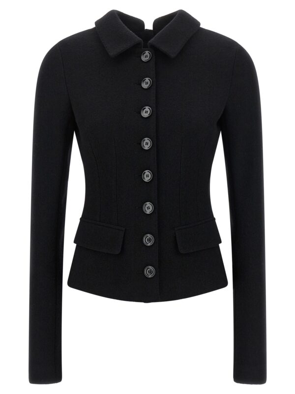 Black Virgin Wool Blazer