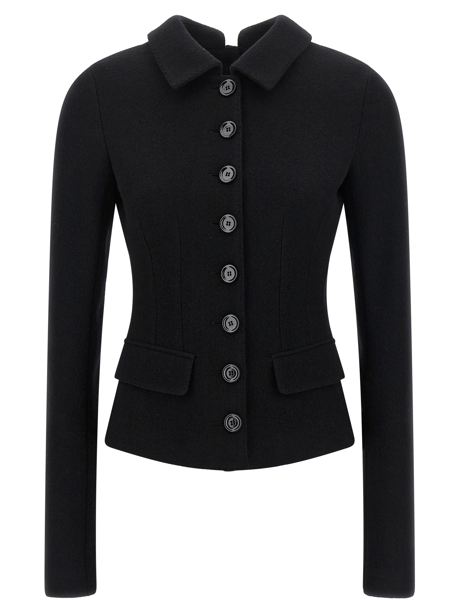 Black Virgin Wool Blazer