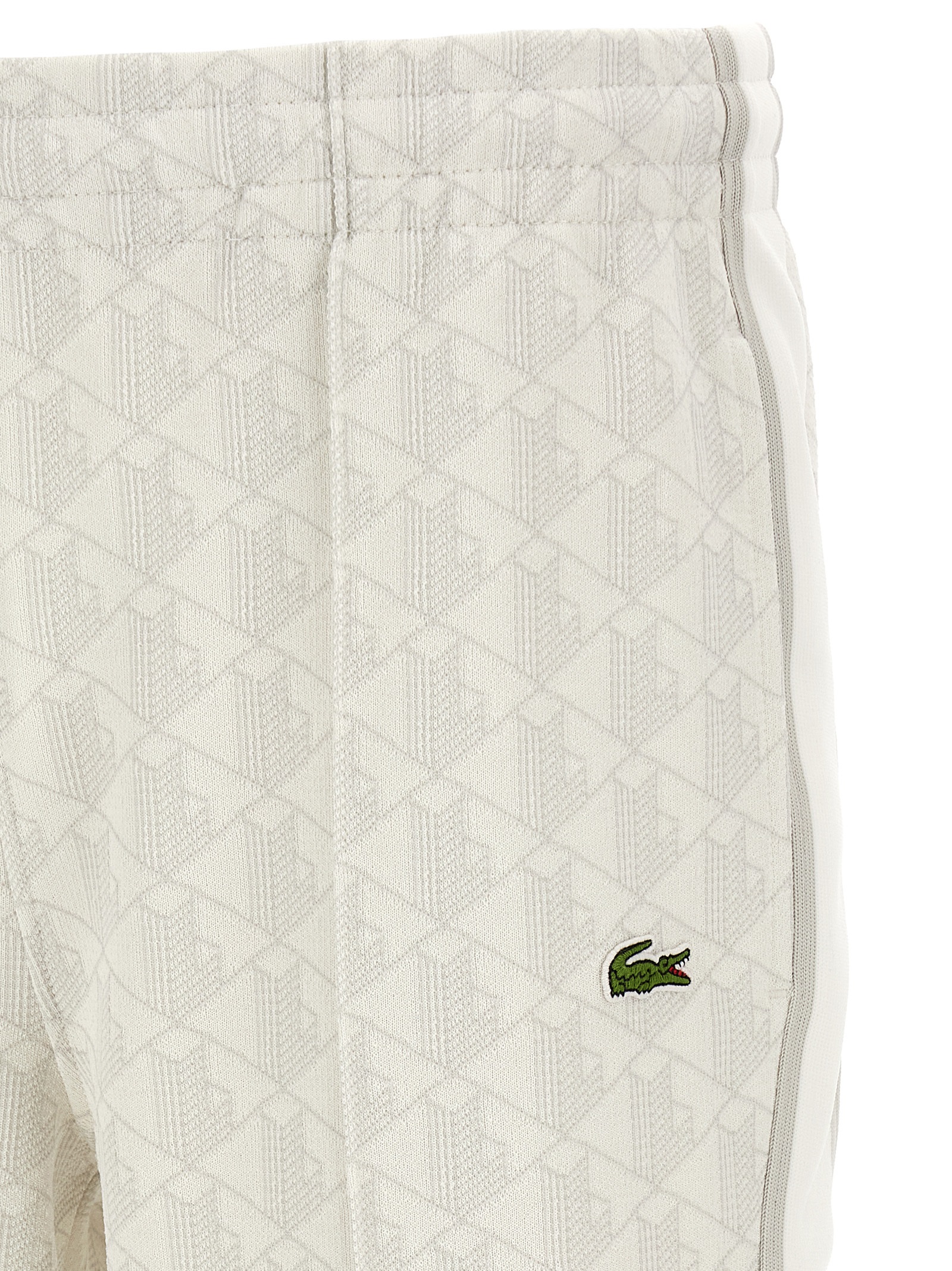 White Polyester Joggers (Workout Pants)