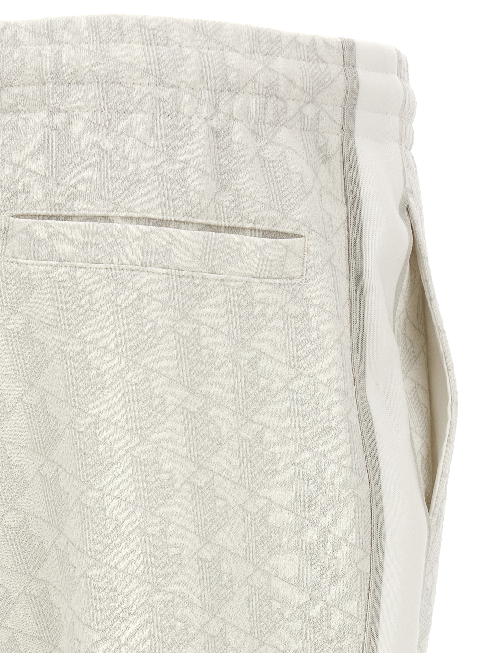 White Polyester Joggers (Workout Pants)