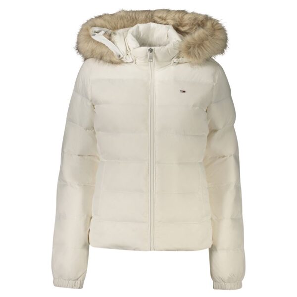 White Polyester Women’s Jacket