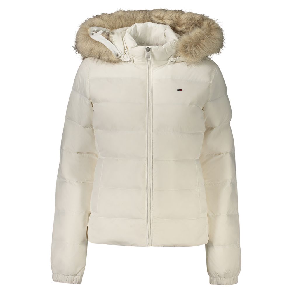 White Polyester Women’s Jacket