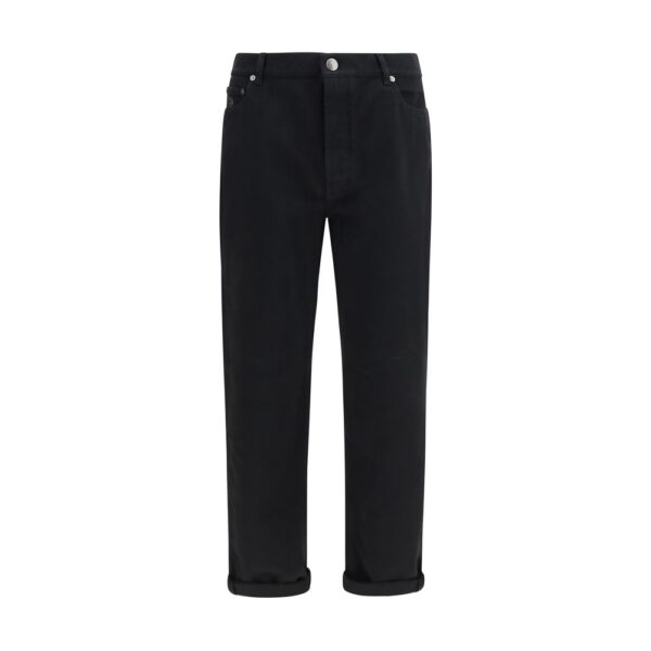 Black Cotton Jeans Denim