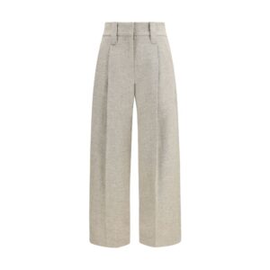 Beige Wool Oves Aries Dress Pants