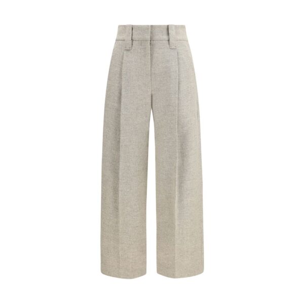 Beige Wool Oves Aries Dress Pants