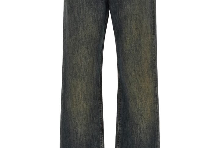 Blue Cotton Relaxed Fit Jeans