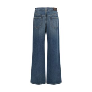 Blue Cotton Relaxed Fit Jeans
