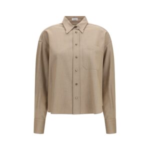 Beige Denim Shirt