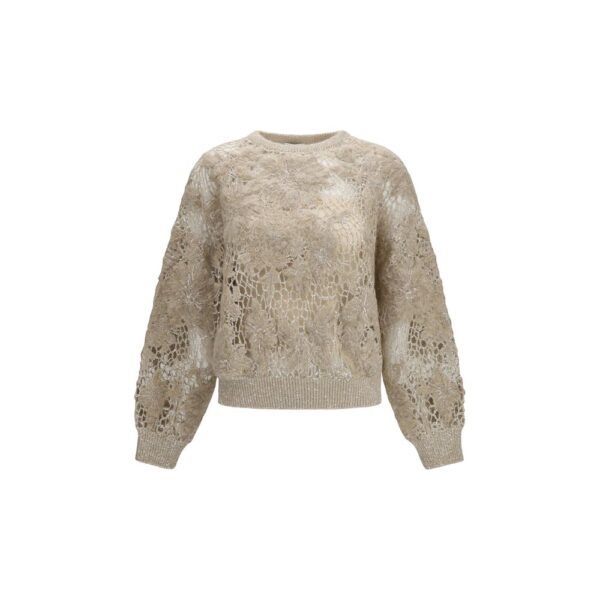 Beige Mohair Sweatshirt