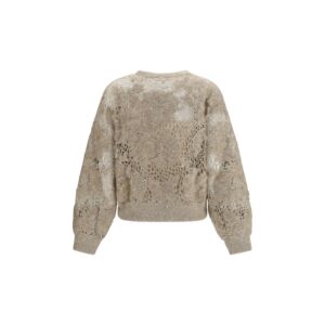 Beige Mohair Sweatshirt