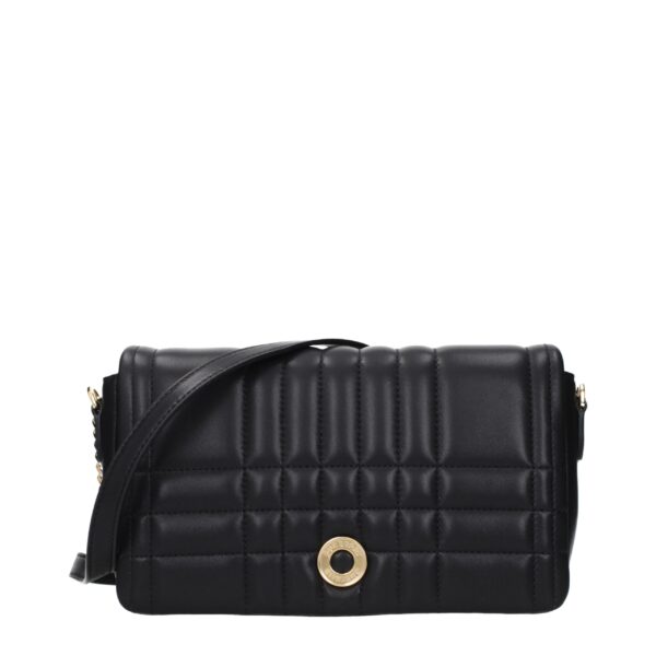 Black Leather Crossbody Bag