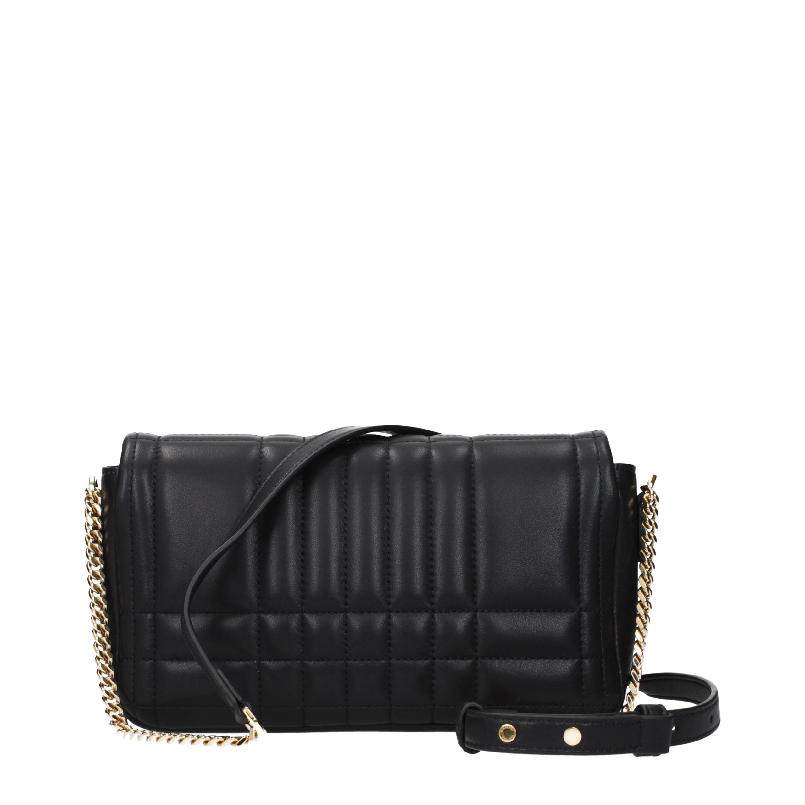 Black Leather Crossbody Bag