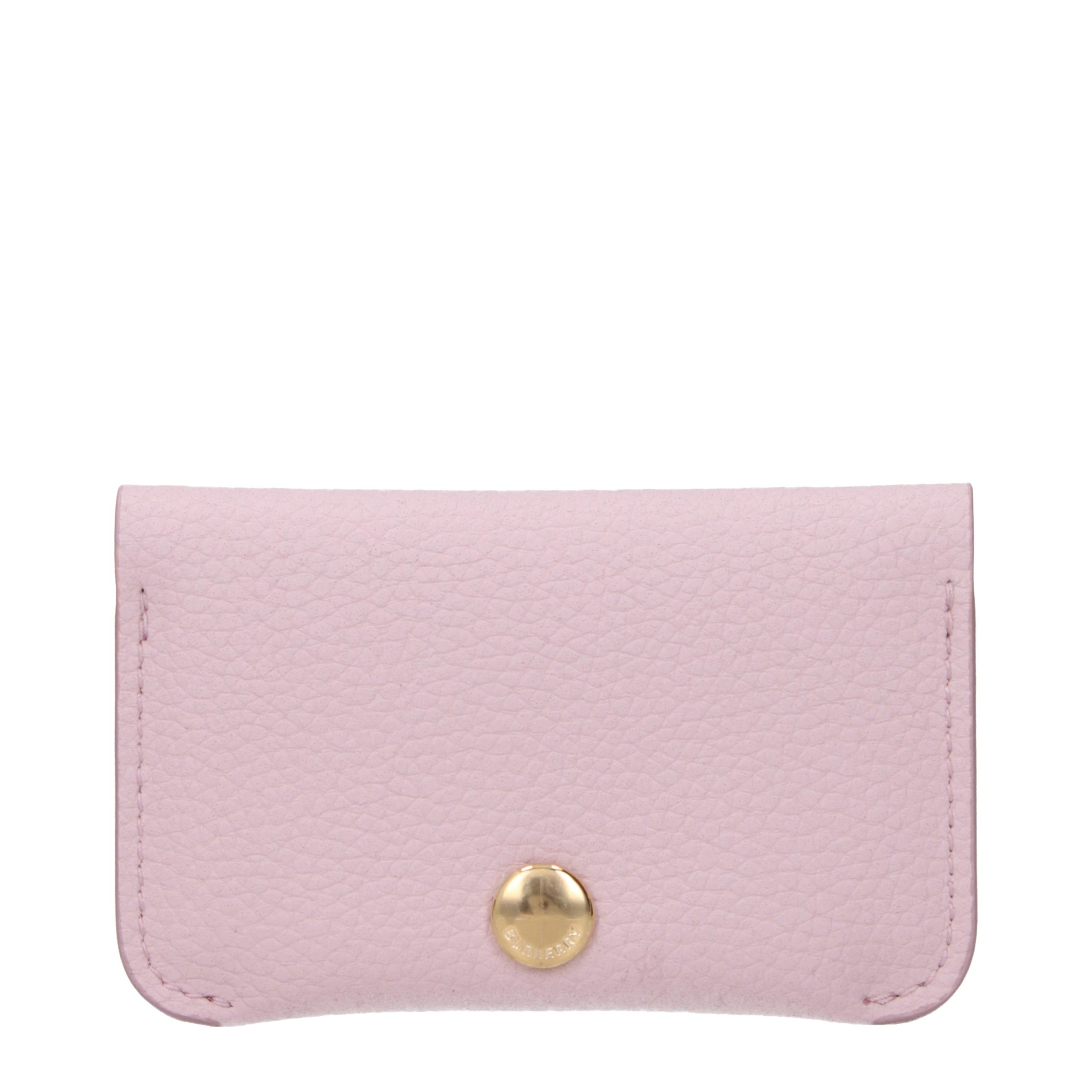 Pink Leather Cardholder
