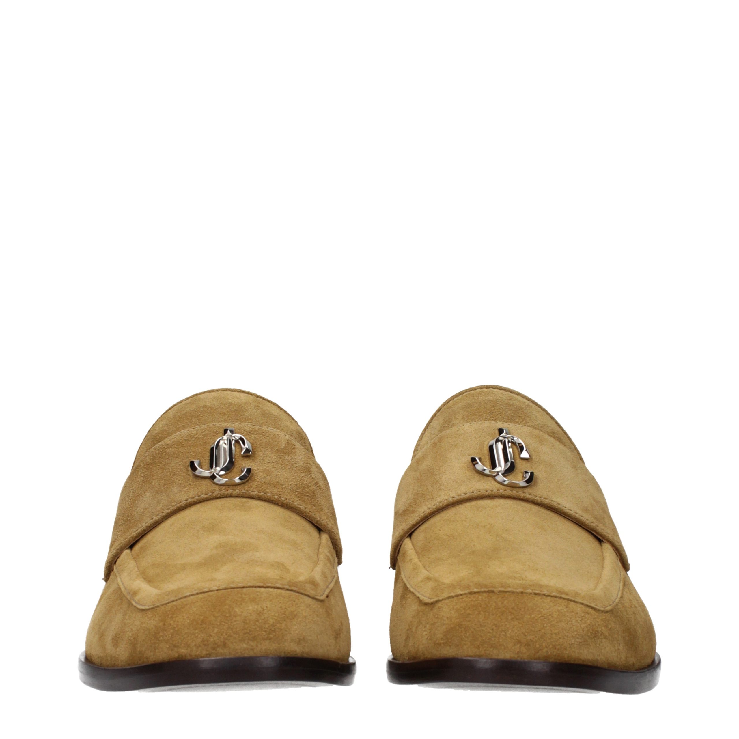 Brown Leather Slip On Loafers