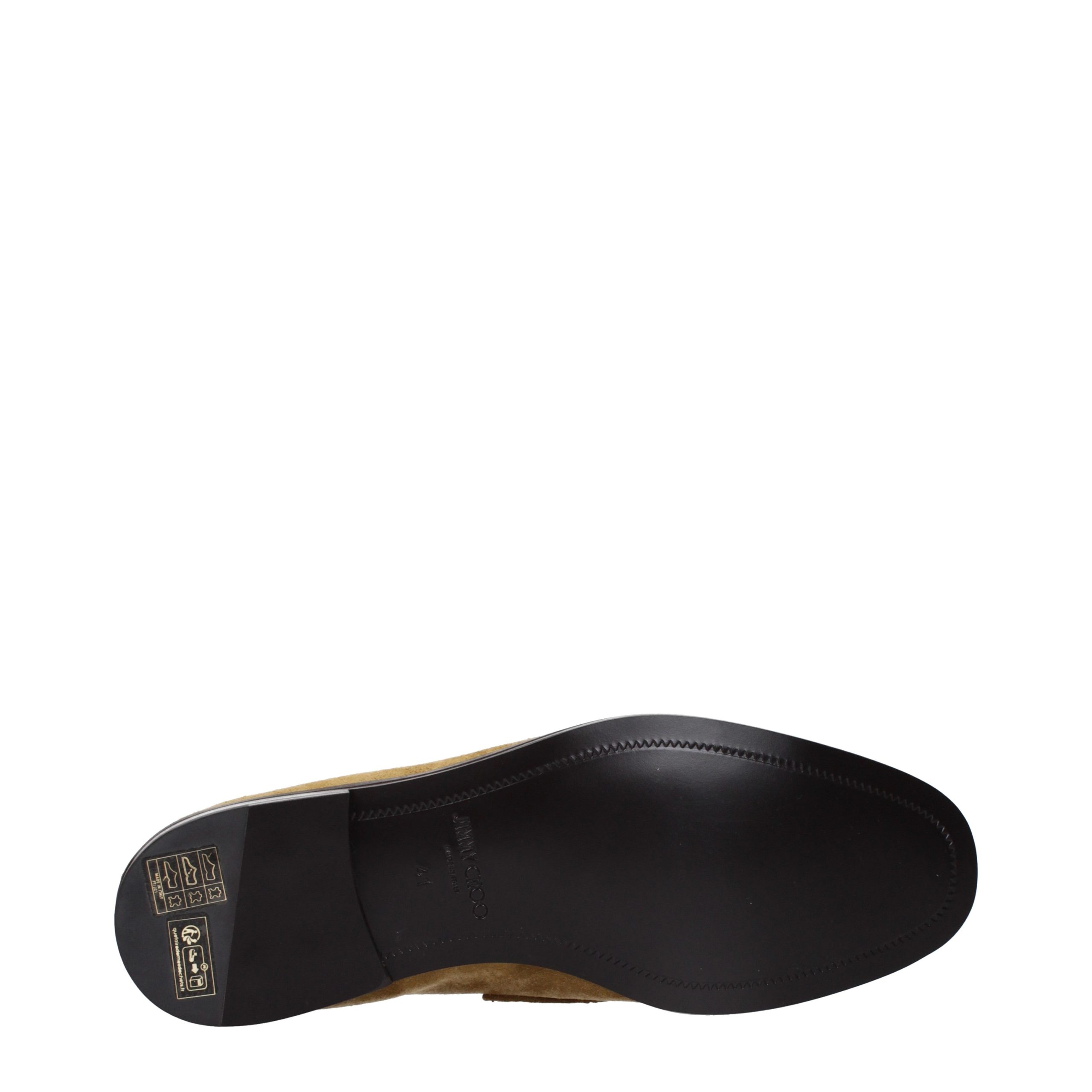 Brown Leather Slip On Loafers