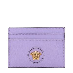 Purple Leather Cardholder