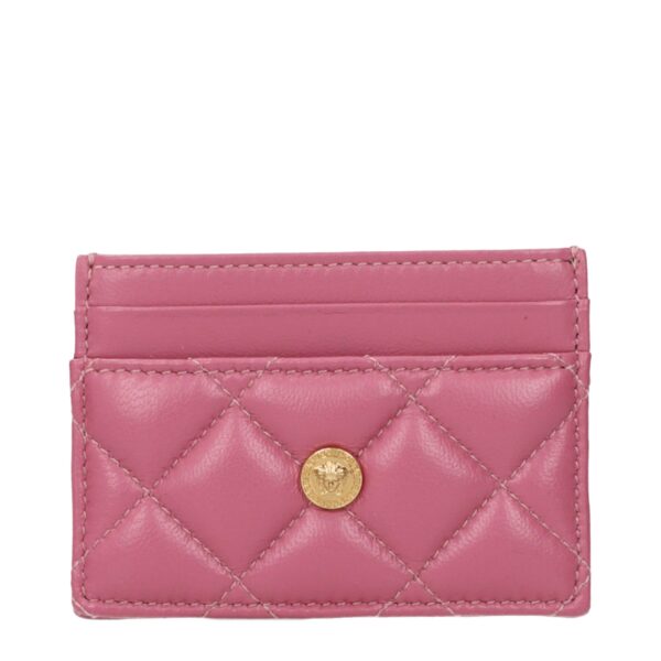 Pink Leather Cardholder