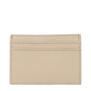 Beige Leather Cardholder