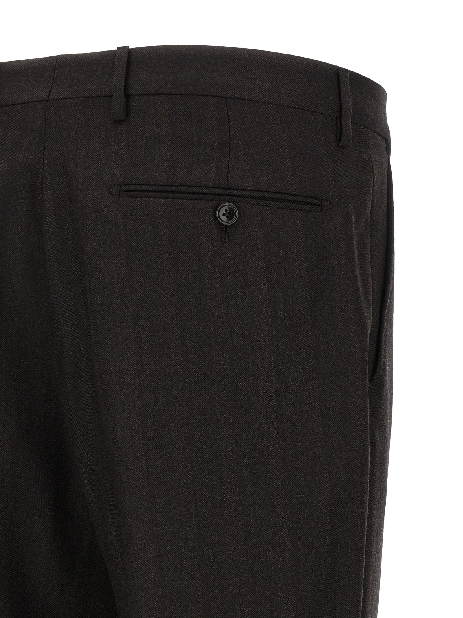 Gray Wool Two Piece Suit