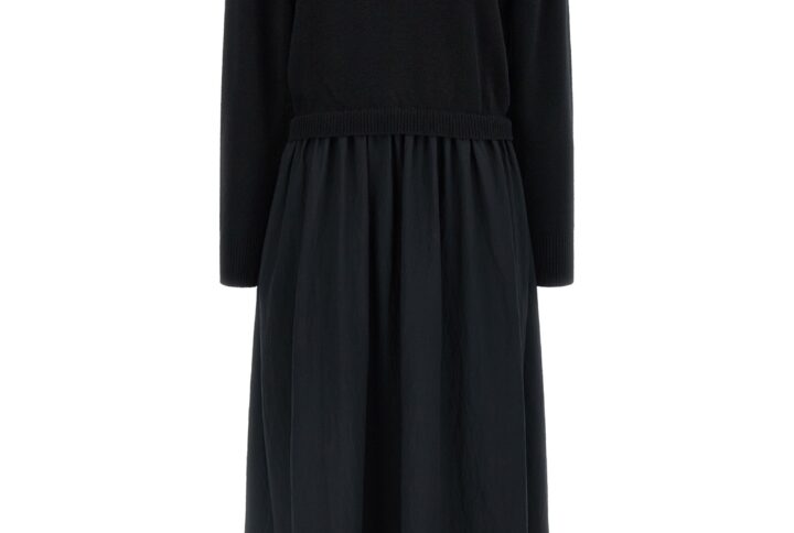 Red Wool Long Dress