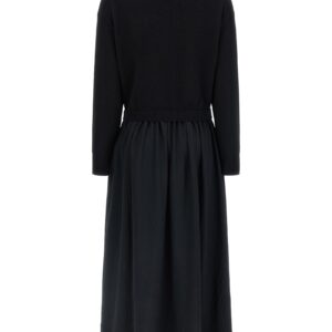 Black Wool Long Dress