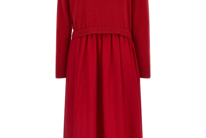 Black Wool Long Dress