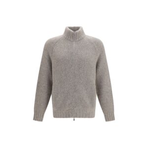 Gray Cashmere Cardigan