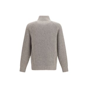 Gray Cashmere Cardigan