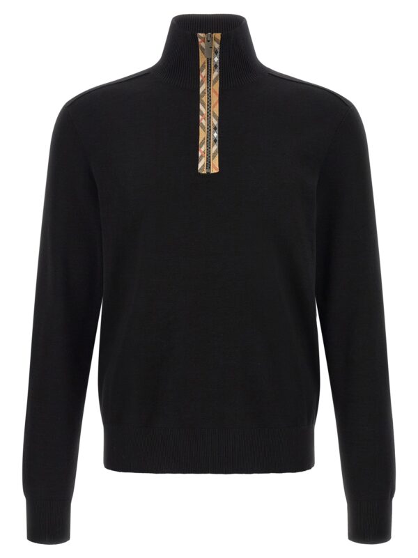 Black Wool Cardigan