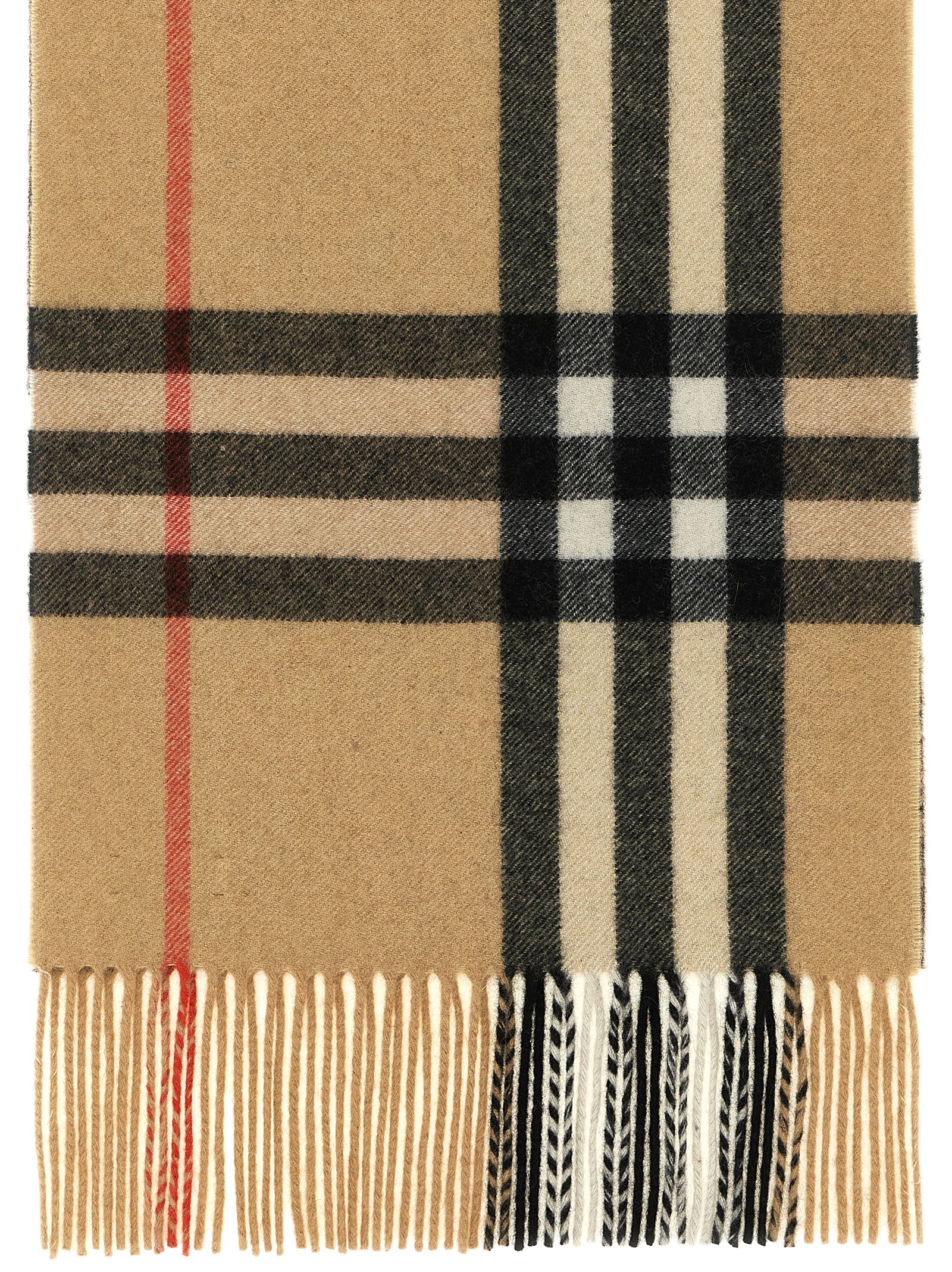 Beige Cashmere Scarf