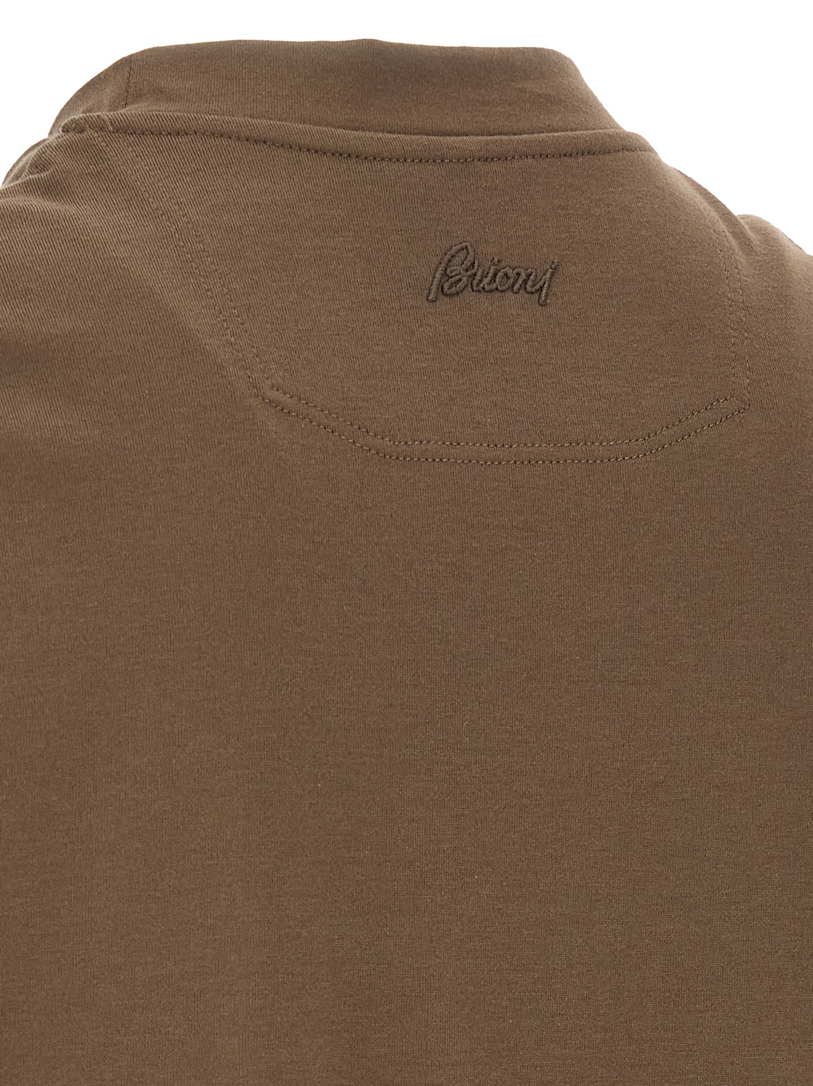 Brown Cotton T Shirt