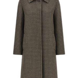 Brown Virgin Wool Coat