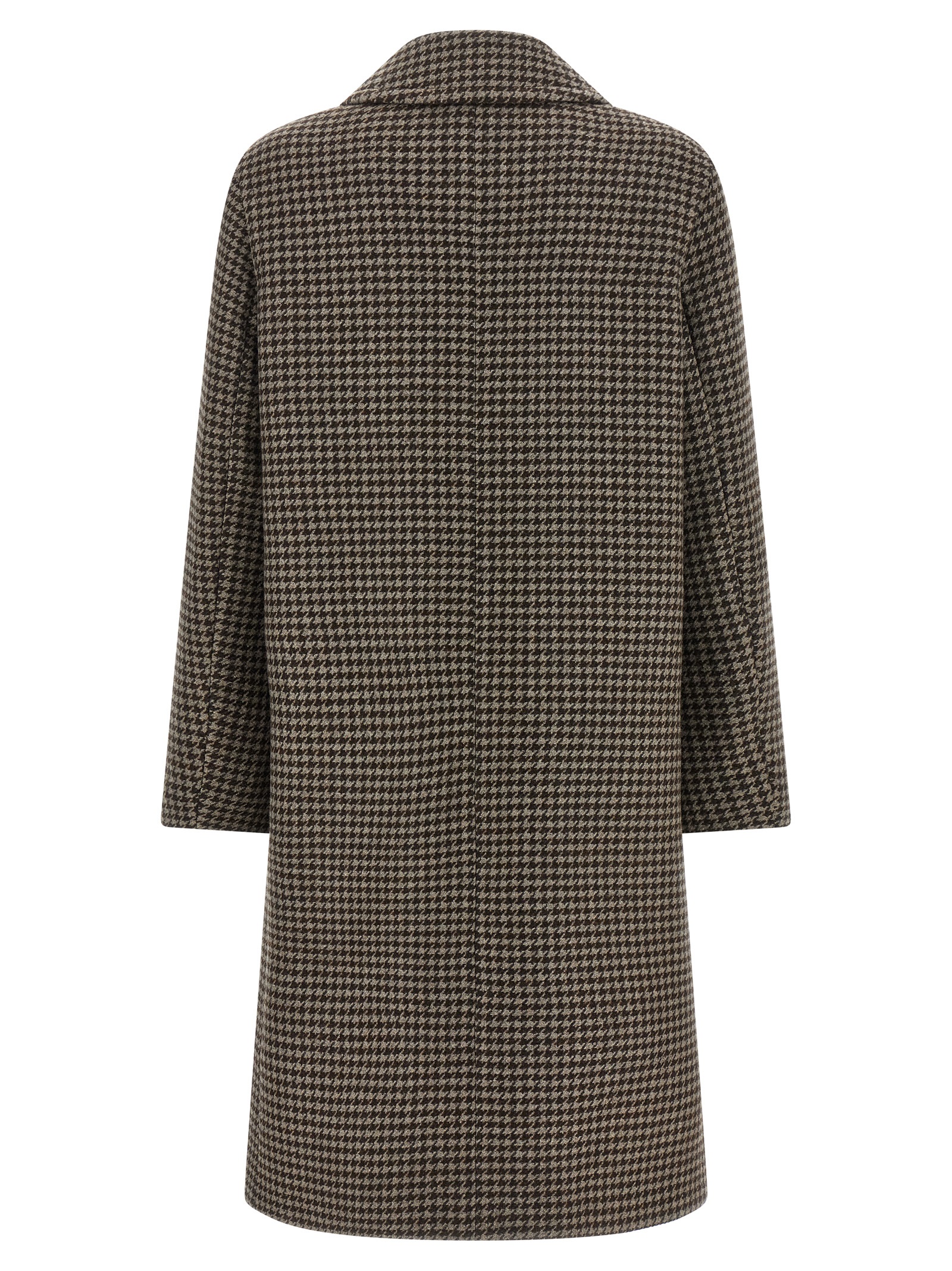Brown Virgin Wool Coat