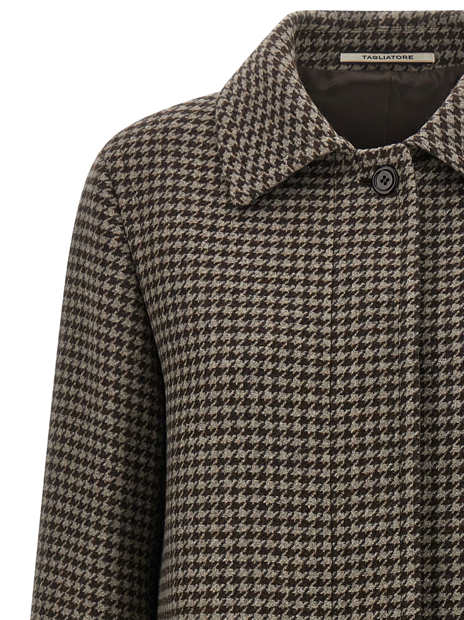 Brown Virgin Wool Coat
