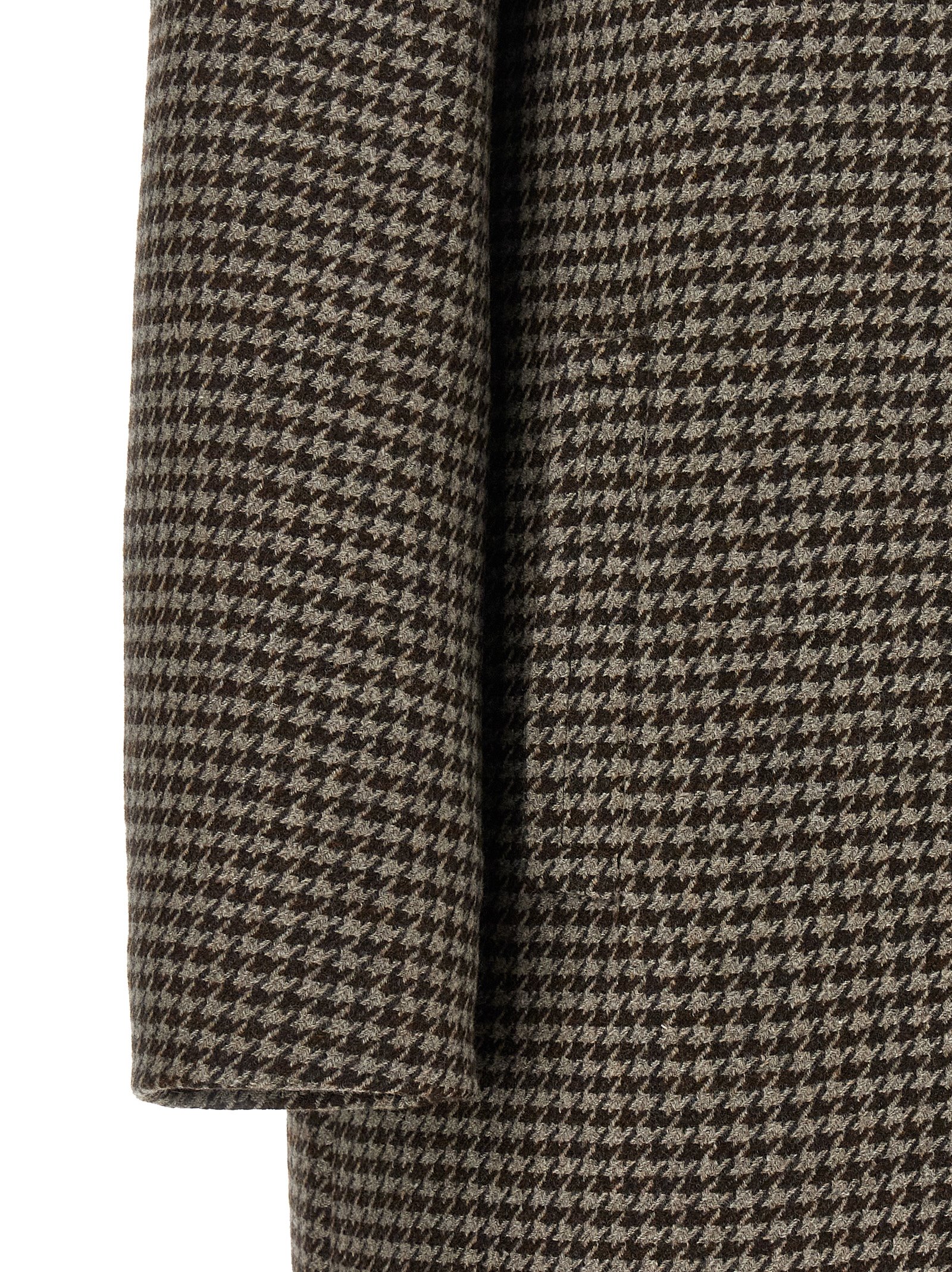Brown Virgin Wool Coat