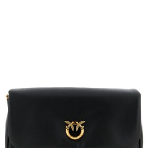 Black Lamb Leather Crossbody Bag