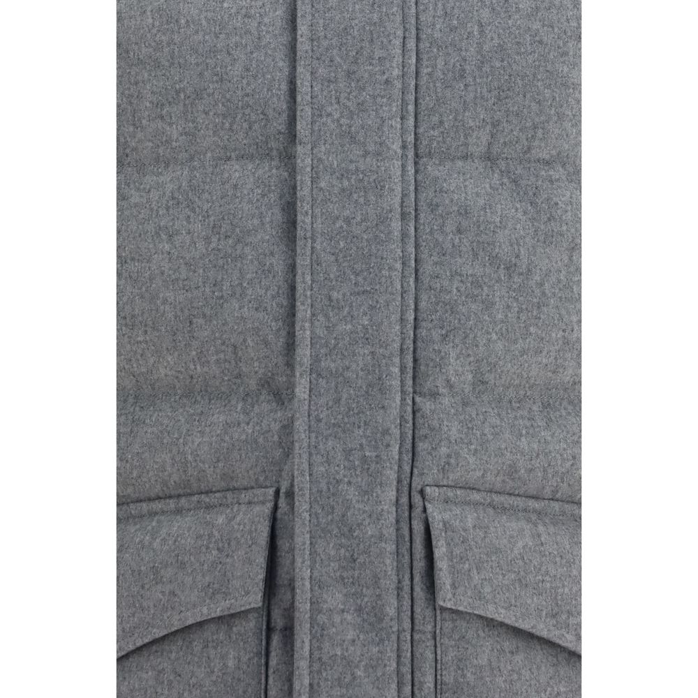 Gray Wool Oves Aries Full Length Jacket